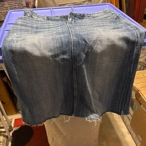 2 (TWO) Maurice’s Jean Skirts/ 1 long & 1 Short
